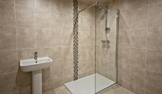 Image of a renovated bathroom