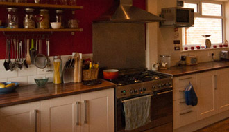 Image of a refurbished kitchen