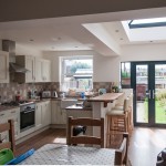 A full view of a Blackpool home extension