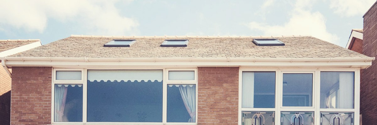 A picture showing the outside of a loft conversion in Lytham